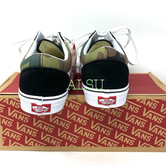VANS Old Skool Woodland Camo Men’s Sneakers Canvas - Picture 8 of 11